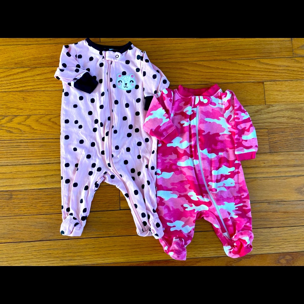 Newborn Girl’s Pajamas